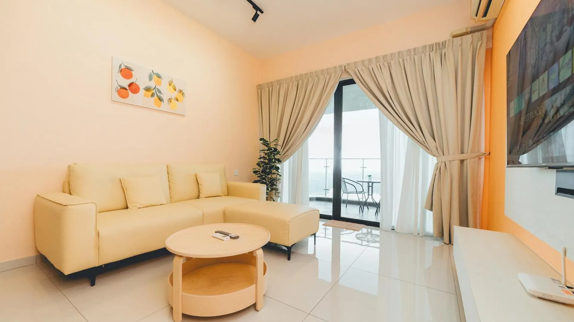아파트 Danga Bay Pastel Hideout 3Br 7Pax Balcony View By Our Stay 조호르 바루 말레이시아
