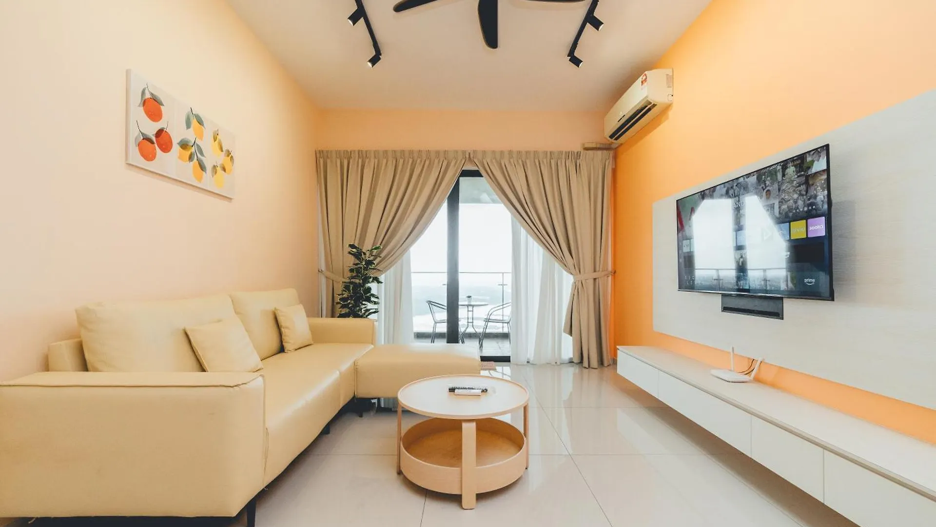 Danga Bay Pastel Hideout 3Br 7Pax Balcony View By Our Stay 조호르 바루